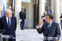 Lübnan Başbakanı Mikati ilk resmi ziyaretini Fransa'ya yaptıMikati ve Macron bir araya geldi