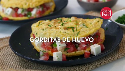 Gorditas de huevo - Cocina Fácil