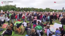 Greta Thunberg addresses Berlin Fridays for Future protest ahead of elections