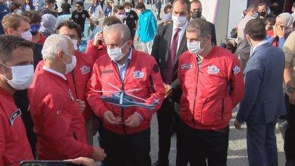 TBMM BAŞKANI MUSTAFA ŞENTOP, TEKNOFEST'İ ZİYARET ETTİ