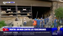 Crack à Paris: un mur est en train d'être construit contre les toxicomanes