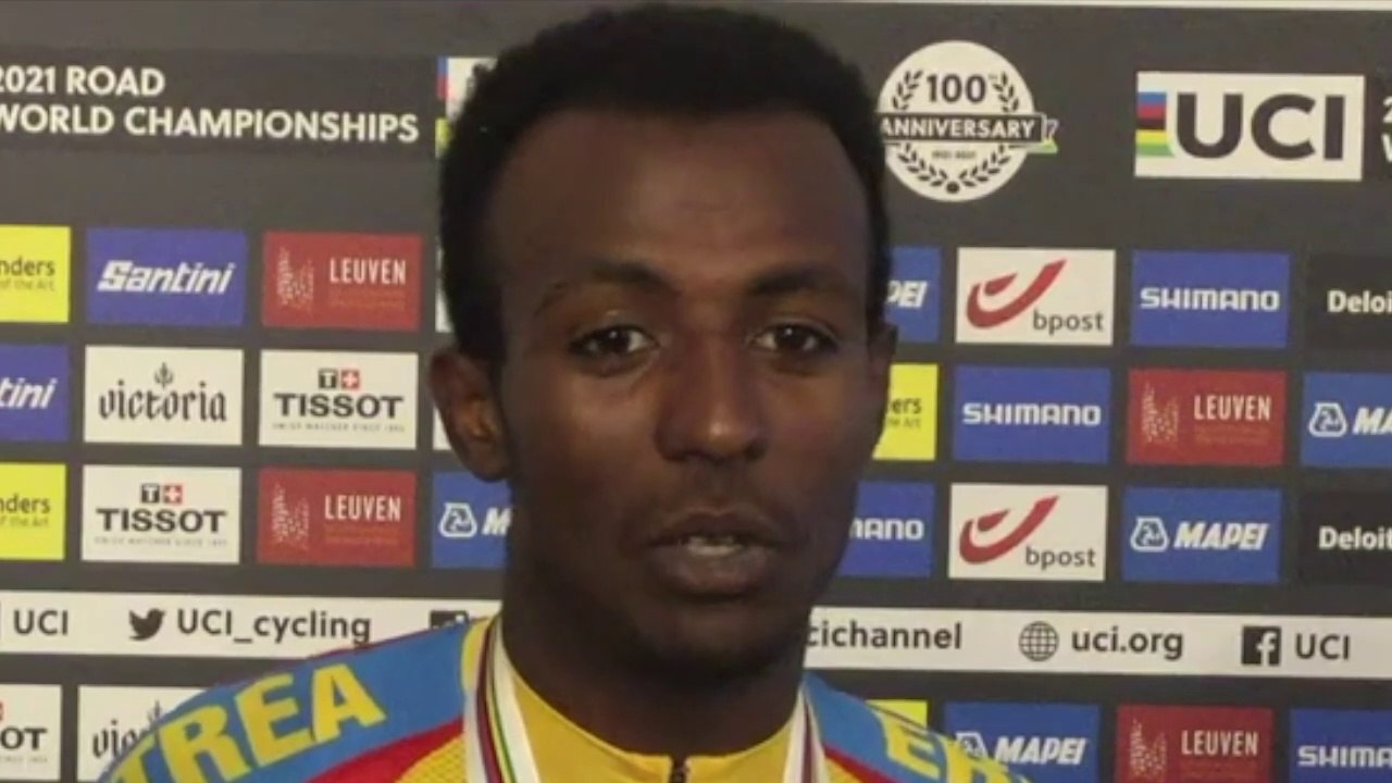Championnat du monde sur route 2021 - U23 - Biniam Girmay in silver : "It's amazing a feeling good !"