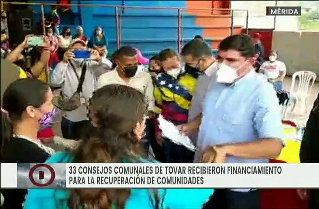 Mérida | Gobierno Bolivariano otorga financiamiento a 33 comunidades del municipio Tovar