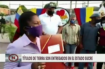 Sucre | Entregan 219 títulos de tierra urbana en la comunidad El Peñón de Cumaná