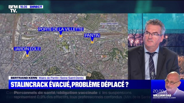 Bertrand Kern (@BertrandKern), maire de Pantin, sur le crack: Déplacer pour déplacer et redéplacer, ça ne règle pas le problème