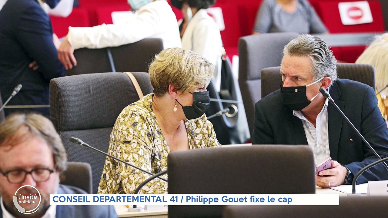 L'invité Politique - 24/09/2021 -  Philippe Gouet, président du conseil départemental du Loir-et-Cher