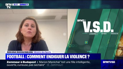 Roxana Maracineanu sur les incidents lors de matchs de foot: "On a encore la possibilité de réduire le nombre de personnes dans les stades, mais je ne souhaite pas arriver jusque-là"