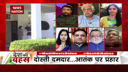 Desh Ki Bahas: Biden has been a big fan of India since the beginning