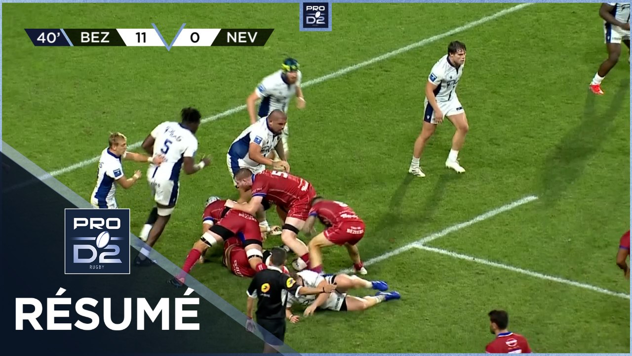 PRO D2 - Résumé AS Béziers Hérault-USON Nevers: 25-7 - J05 - Saison 2021/2022