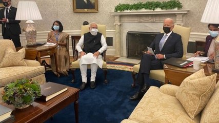 PM Modi and US President Joe Biden hold bilateral talks for first time