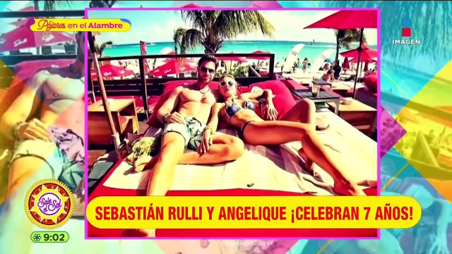 ¡Así festejaron Angelique Boyer y Sebastián Rulli su séptimo aniversario!