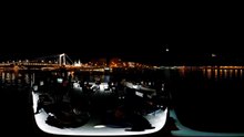 3D VR 360 VIDEO.5K. ERZHIBET BRIDGE IN BUDAPEST. МОСТ ЭРЖИБЕТ В БУДАПЕШТЕ.
