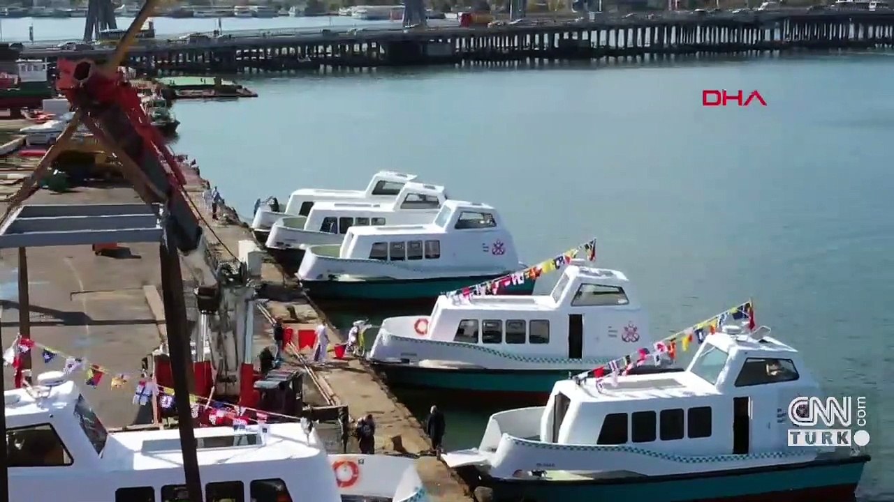 Yeni deniz taksiler suya indirildi