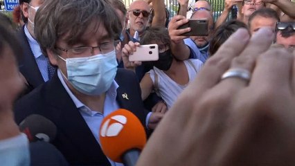 Puigdemont sale en libertad de la cárcel de Cerdeña tras casi un día detenido