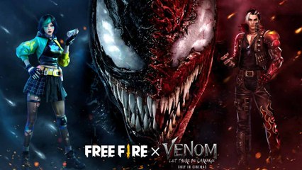 Free Fire terá evento crossover com Venom: Tempo de Carnificina
