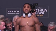 Joshua lightest in seven years ahead of Usyk title fight