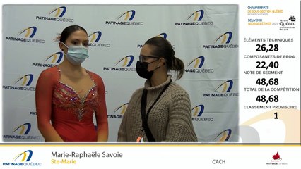 CSS 2022 et SGE 2021 - Junior Dames Prog. Court Échauffements 1-6