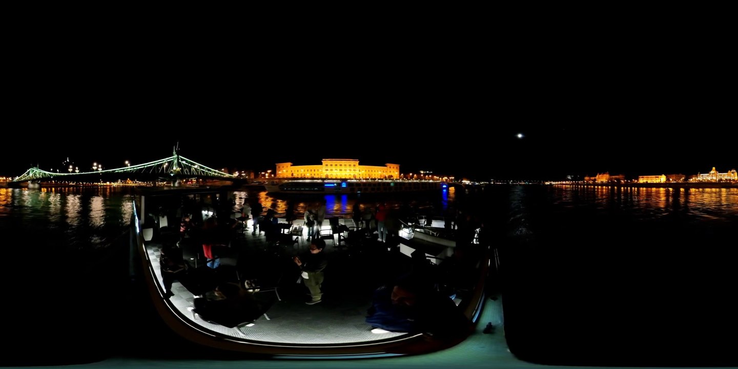 3D VR 360 VIDEO.5K. Freedom Bridge. Budapest. Мост Свободы. Будапешт.
