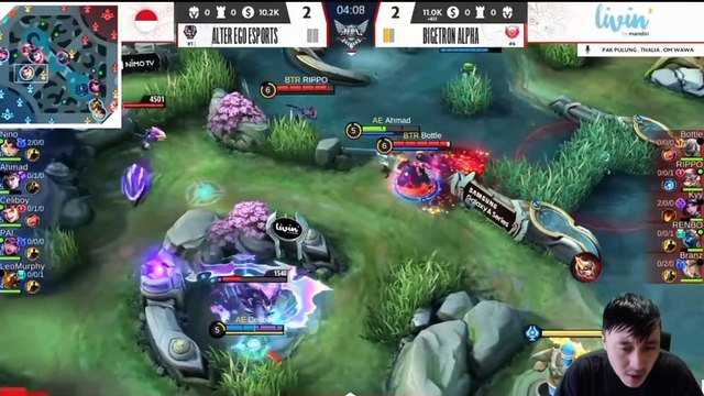 REACTION STREAMER MOMENT RIPPO TAUNTING ALTER EGO PECAH TELOR ALTER EGO VS BTR