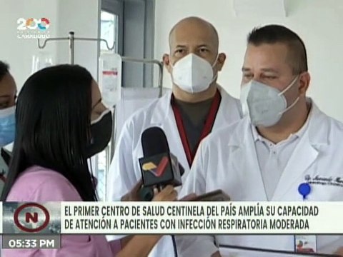 Gobierno amplía el área de atención a pacientes COVID-19 en Hospital Universitario de Caracas