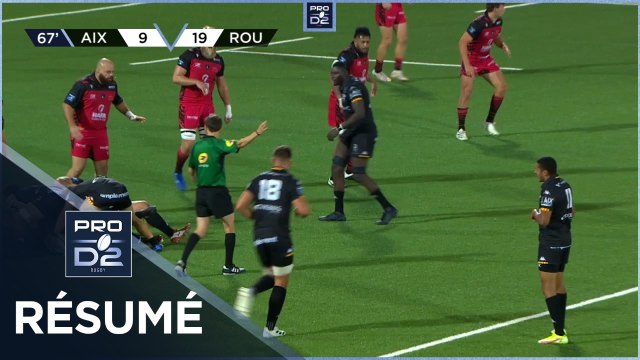 PRO D2 - Résumé Provence Rugby-Rouen Normandie Rugby: 21-22 - J05 - Saison 2021/2022