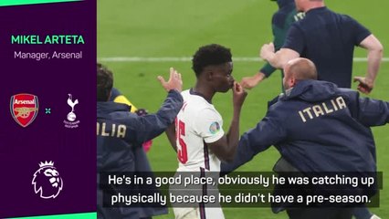 Saka in a good place - Arteta