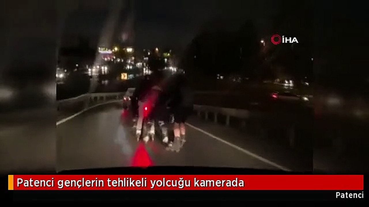 Patenci gençlerin tehlikeli yolcuğu kamerada