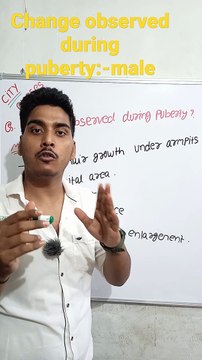 Change observed during puberty male | change observed during puberty male in Hindi | change observed during puberty male biology #cityclasses