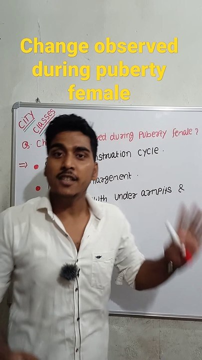 Change observed during puberty female | change observed during puberty female in Hindi | change observed during puberty female biology #cityclasses