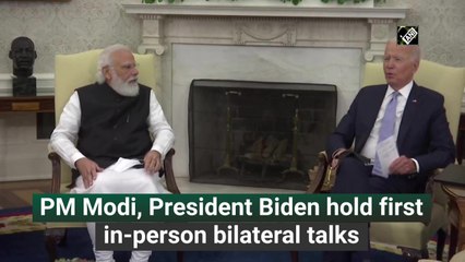 PM Modi, President Biden hold first in-person bilateral talks