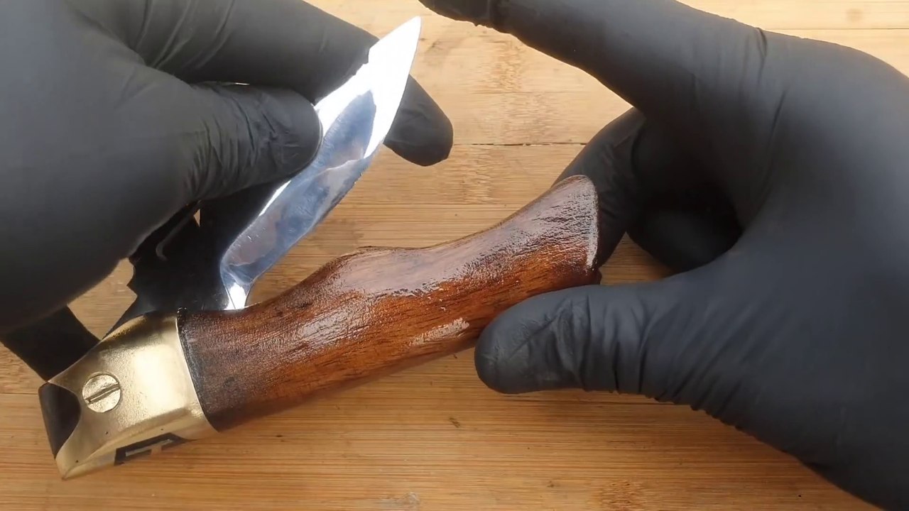 Rusted Bolt into a Folding Pocket Knife