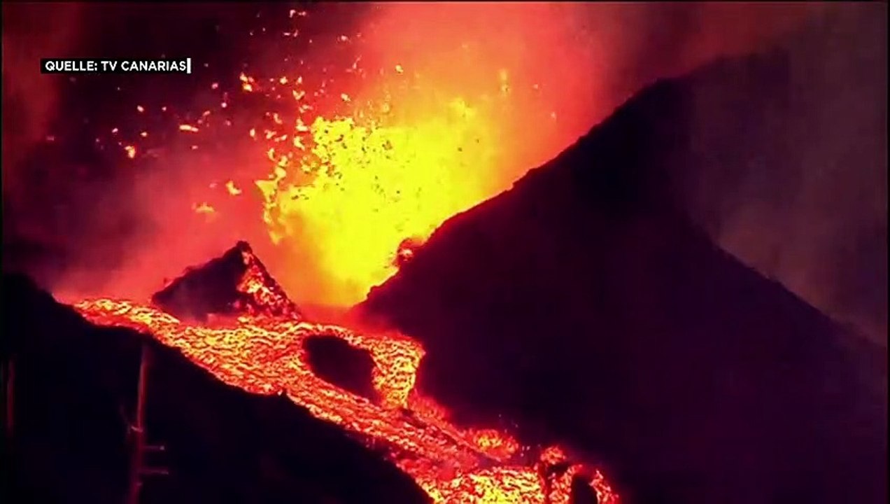 La palma: flugabsagen und ein neuer lava-schlot