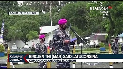 Danlantamal IX Lepas Satgas Pam Pulau Terluar