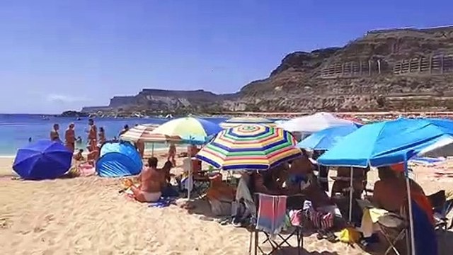 Gran Canaria Playa del Ingles Beach Life Part 1