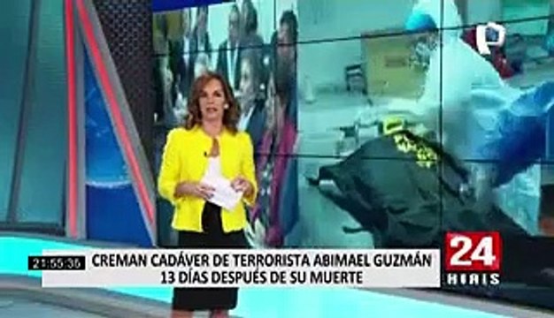Creman el cadáver del líder de Sendero Luminoso Abimael Guzmán