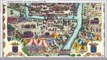 187 - PERONNE, BALADE DANS LE TEMPS,  -- Plans & représentations historiques de la ville.