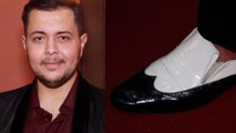 نجل سامي مغاوري يرتدي حذاء شعبان عبد الرحيم: مش بقارن نفسي بيه