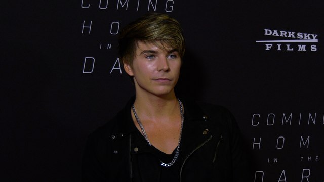 Javi Luna Coming Home In The Dark Red Carpet Premiere