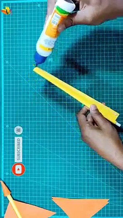 flying paper rocket plane, new rocket launcher, how to make rocket plane, #shorts