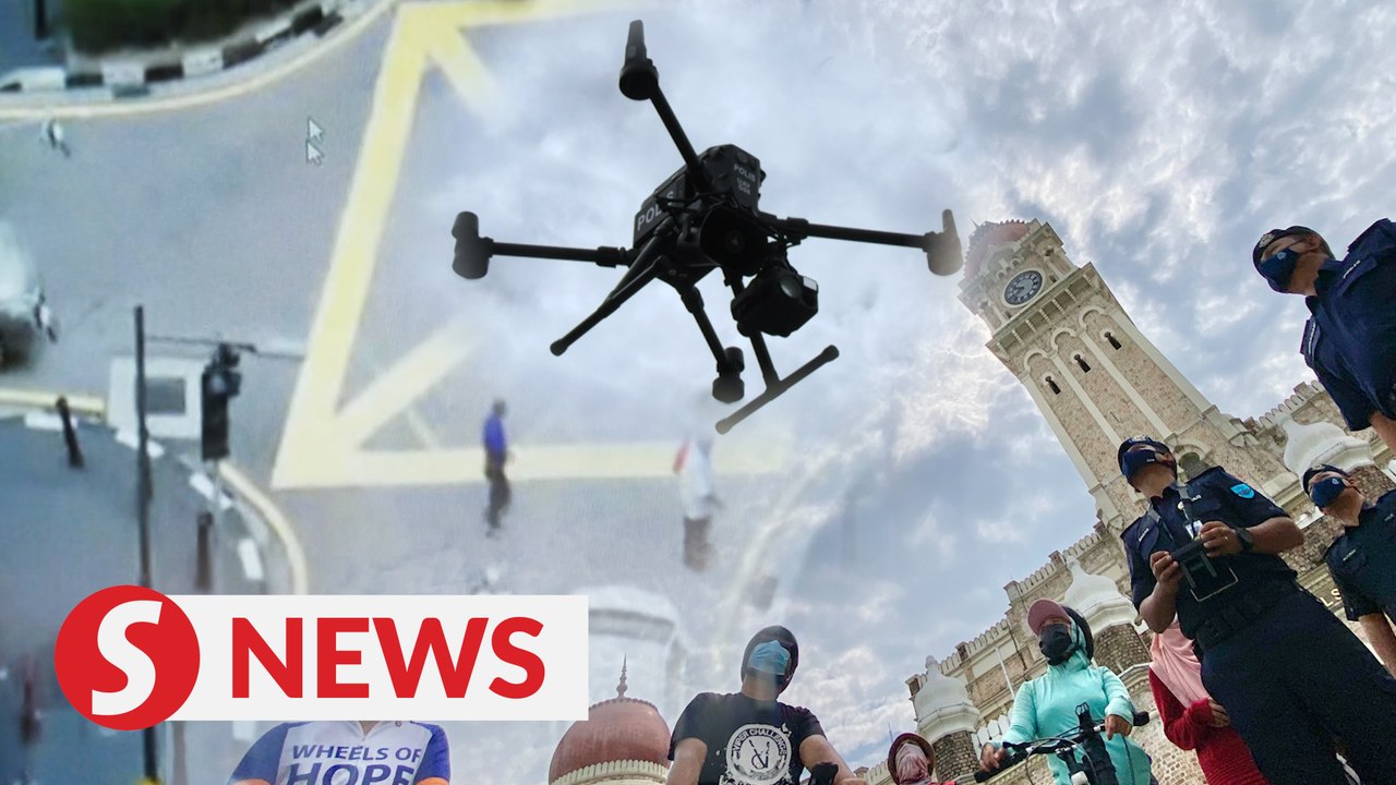 Police utilising drones to check SOP compliance in KL