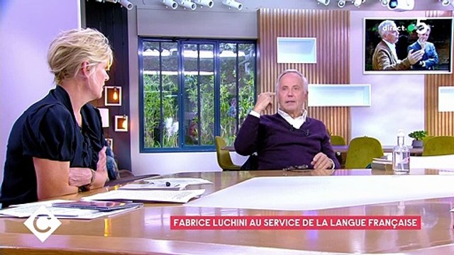 Fabrice Luchini dans C à vous sur France 5