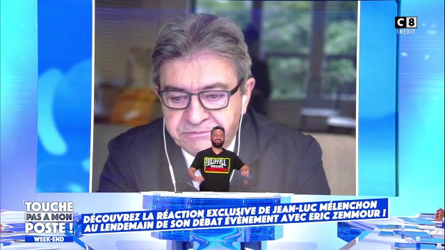 Jean-Luc Mélenchon sur le plateau de Tpmp week-end sur C8