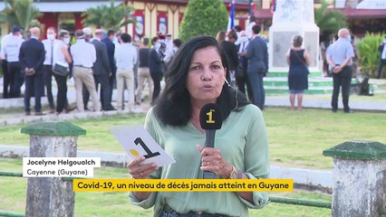Le ministre des Outre-mer Sébastien Lecornu en Guyane