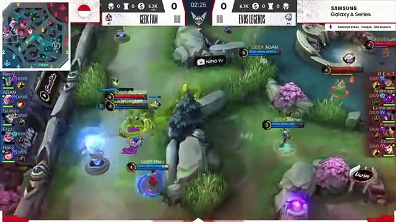 EVOS LEGENDS VS GEEK FAM GAME 1 - MPL ID SEASON 8 MINGGU KE 7 HARI KE 2 - EVOS VS GEEK MATCH 1(360P)