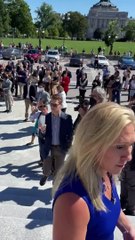 Rep. Marjorie Taylor Greene gets into shouting match with Democrat over abortion
