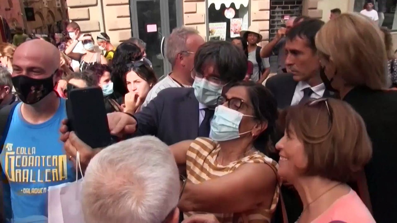 Puigdemont: frei und glücklich in "klein barcelona"