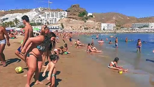 Gran Canaria Playa del Ingles Beach Life Part 9