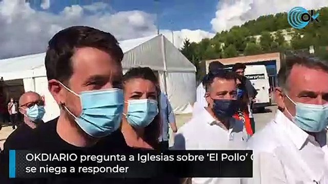 OKDIARIO pregunta a Iglesias sobre ‘El Pollo’ Carvajal y se niega a responder