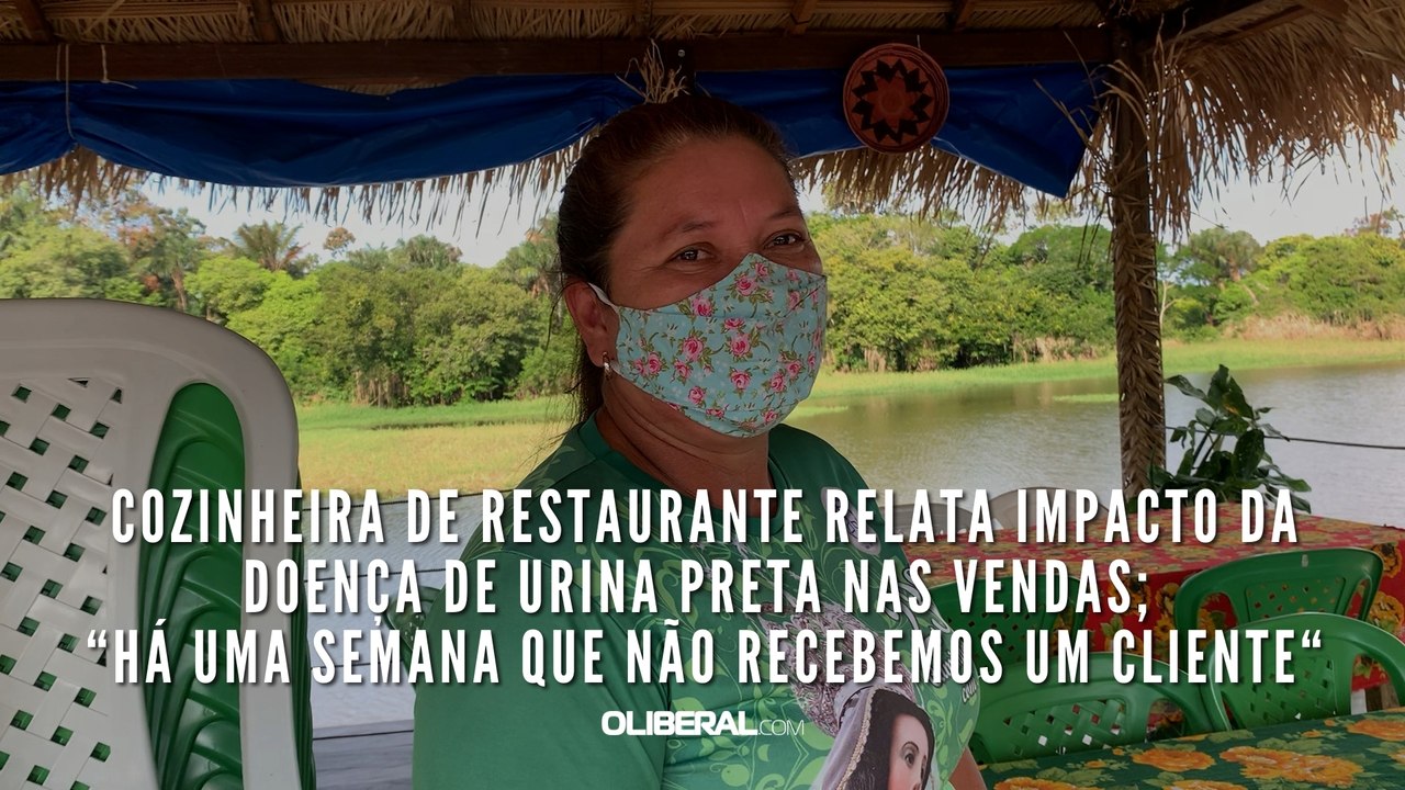 Cozinheira de restaurante relata impacto da doença de urina preta nas vendas; “Há uma semana que não recebemos um cliente“