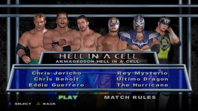 HCTP Chris Jericho vs Chris Benoit vs Eddie vs Rey Mysterio vs Último Dragón vs The Hurricane